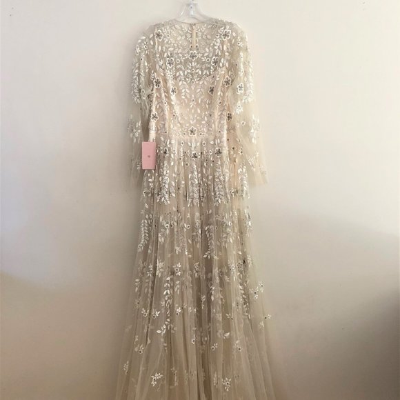 NWT BHLDN Golden Hour Gown Champagne size US 4 - Picture 3 of 5